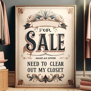 Whole closet on sale